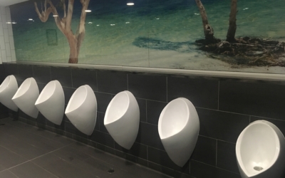 Uridan waterless urinals featured in Australia’s Best Bathroom