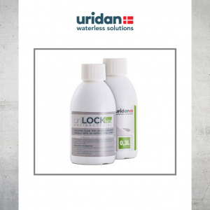 uriLOCK odour blocking fluid - urinal oil - 6 x 300ml bottles