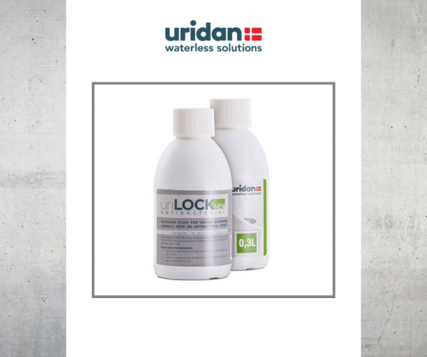 uriLOCK odour blocking fluid - urinal oil - 6 x 300ml bottles