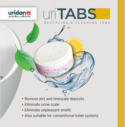 NEW uriTABS – Even your urinal needs a short break