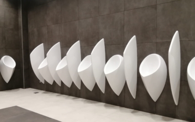 The Uridan Urinal Partition: Sophisticated Design for Modern Commercial Amenities